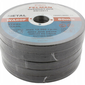 Set rezalnih plošč 125x1x22,23mm 10/1