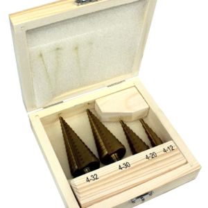 4 delni set svedrov stožec 4-32mm
